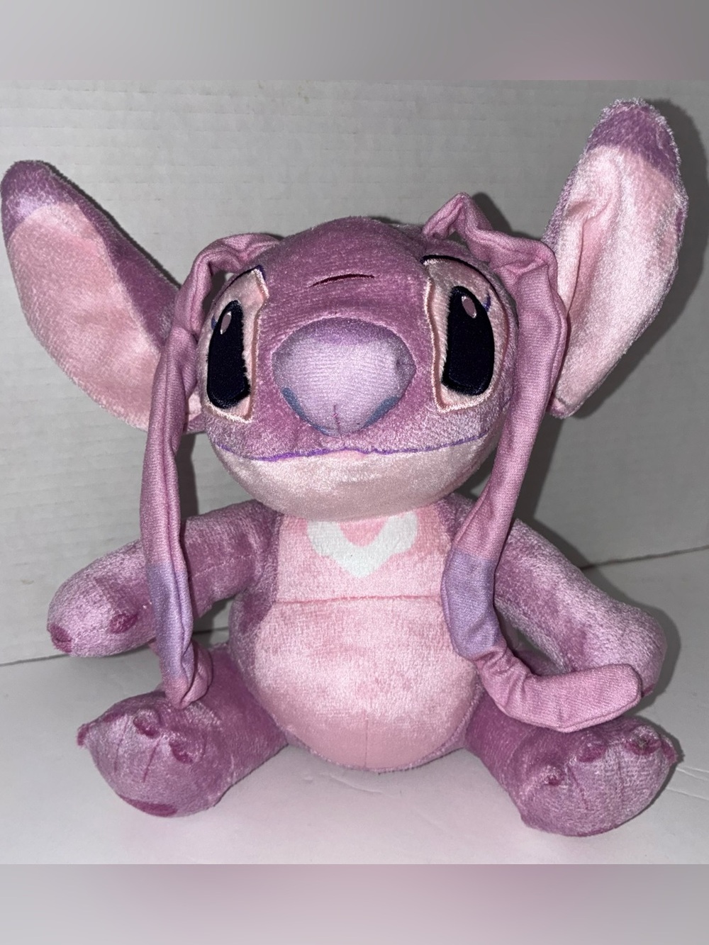 Disney Pink Plush Stitch-Inspired Bunny Character